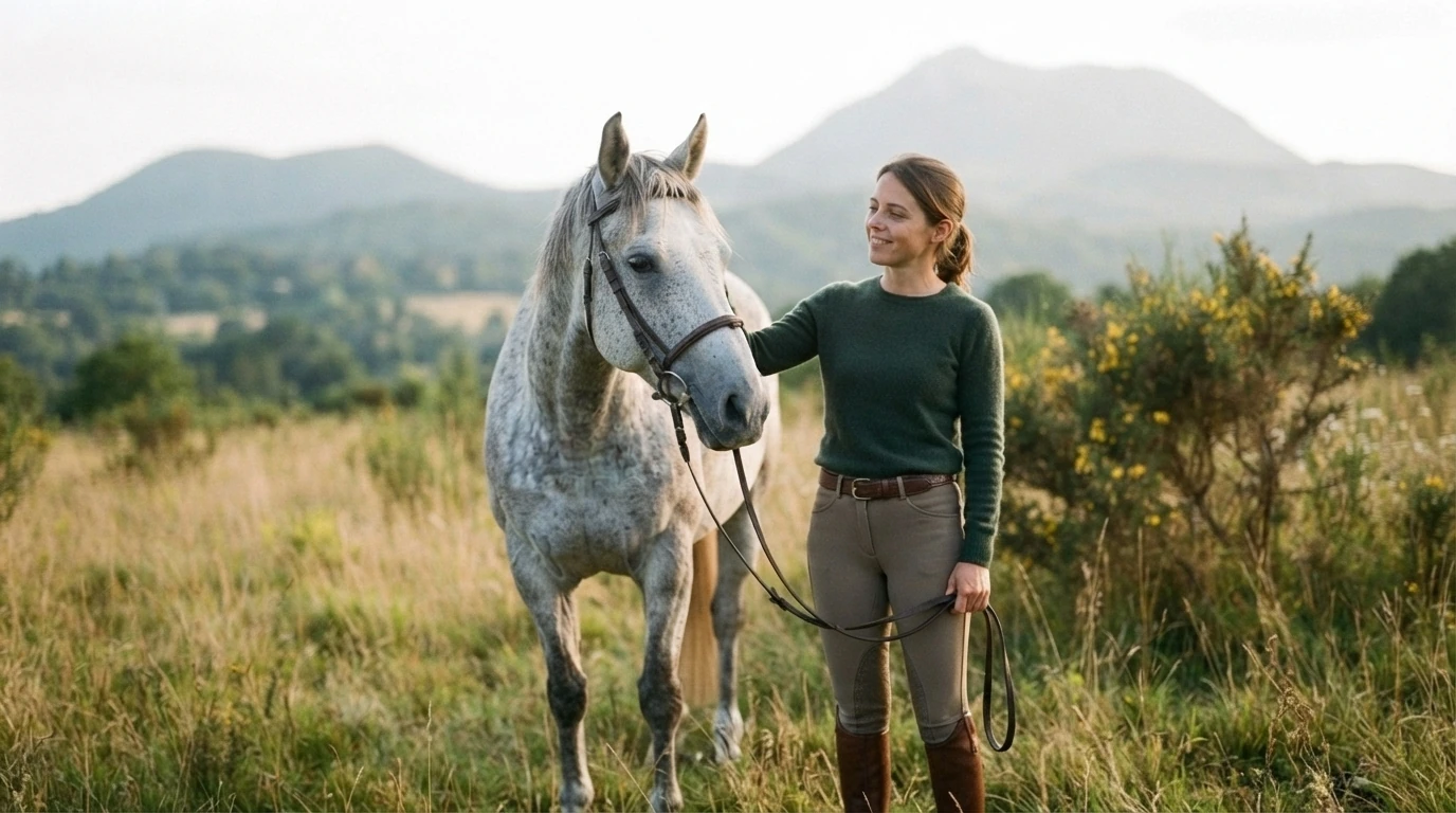 Cours d'équitation à Lascelles, Cantal