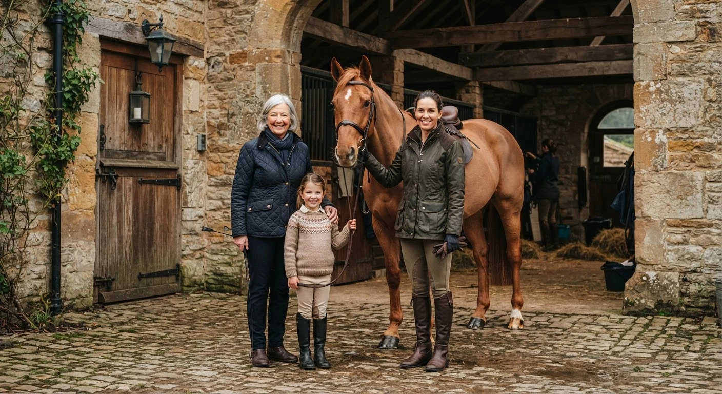 L'équipe du Centre Equestre CantaL' EquiLibre, centre équestre à Lascelles